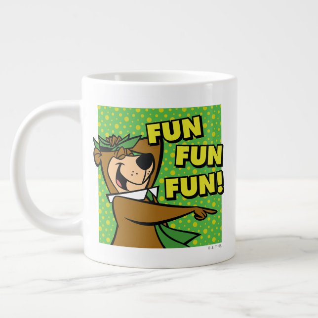 Yogi Bear Fun Fun Fun Jumbo-Tasse (Links)