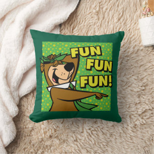 Yogi Bear Fun Fun Fun Kissen
