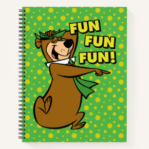 Yogi Bear Fun Fun Fun Notizbuch