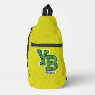 Yogi Bear Gemustert Varsity Letters Crossbody Bag