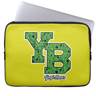 Yogi Bear Gemustert Varsity Letters Laptopschutzhülle
