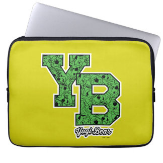 Yogi Bear Gemustert Varsity Letters Laptopschutzhülle