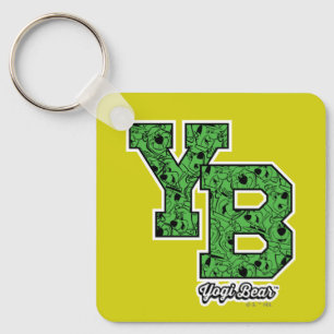 Yogi Bear Gemustert Varsity Letters Schlüsselanhänger