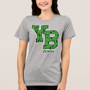 Yogi Bear Gemustert Varsity Letters Tri-Blend Shirt