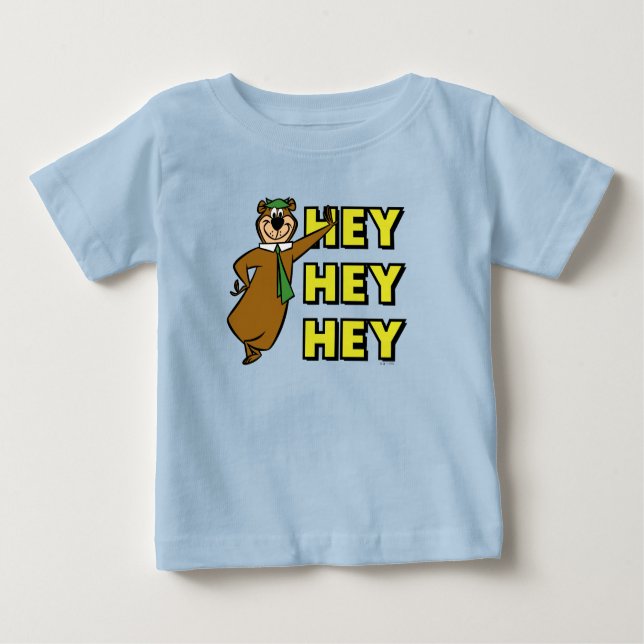 Yogi Bear Hey Hey Hey Baby T-shirt (Vorderseite)