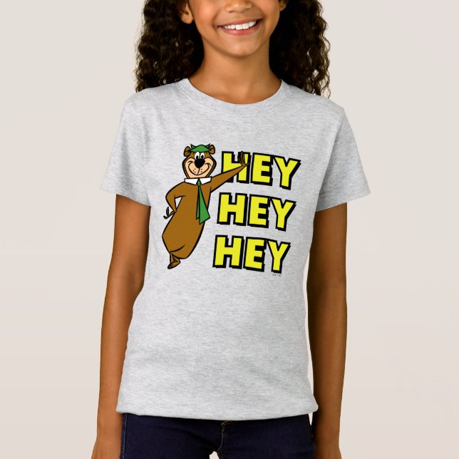 Yogi Bear Hey Hey Hey T-Shirt (Vorderseite)