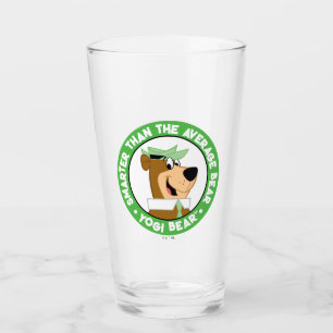 Yogi Bear lächelndes Portrait Glas