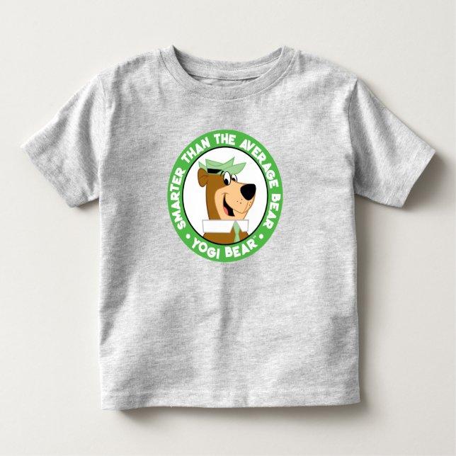 Yogi Bear lächelndes Portrait Kleinkind T-shirt (Vorderseite)
