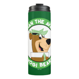 Yogi Bear lächelndes Portrait Thermosbecher