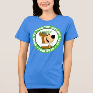 Yogi Bear lächelndes Portrait Tri-Blend Shirt