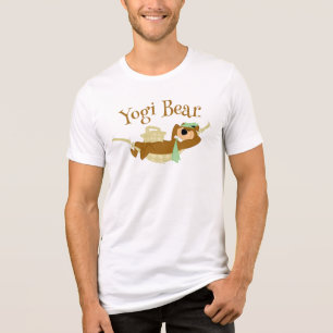 Yogi Bear Picnic Hammock Nickerchen Time Tri-Blend Shirt