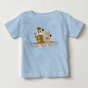 Yogi Bear und Boo Boo Fun Kanuabenteuer Baby T-shirt