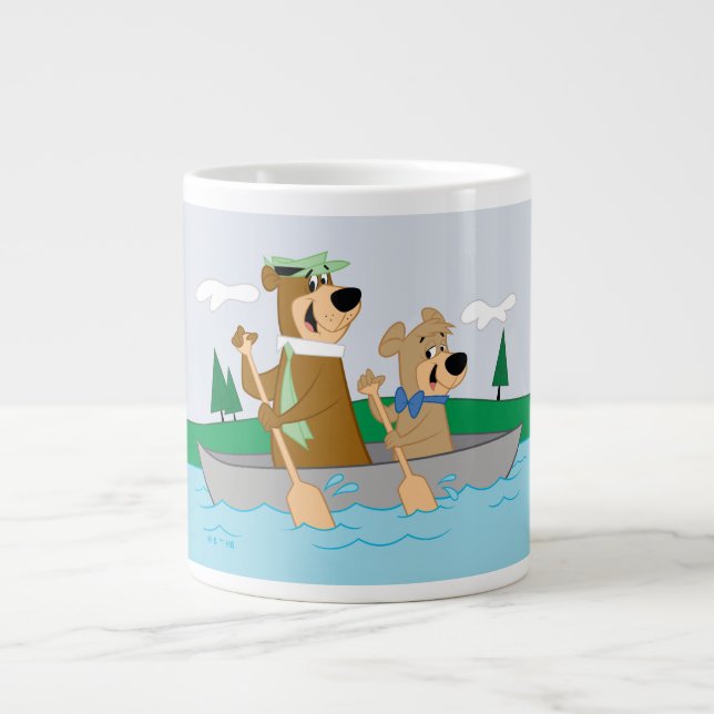 Yogi Bear und Boo Boo Fun Kanuabenteuer Jumbo-Tasse (Vorderseite)