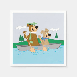 Yogi Bear und Boo Boo Fun Kanuabenteuer Serviette