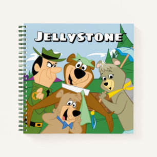 Yogi Bear und Friends Gerahmt Forest Picture Notizbuch
