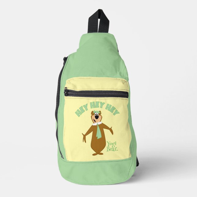 Yogi Bear Willkommen Crossbody Bag (Vorderseite)
