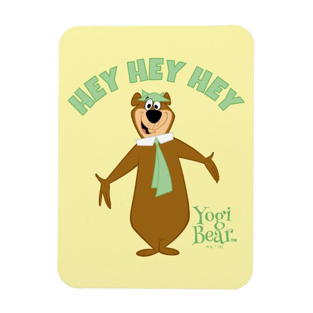 Yogi Bear Willkommen Magnet (Vertikal)