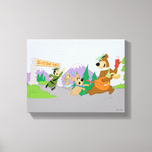 Yogi Bear's Great Picnic Basket Escape Leinwanddruck