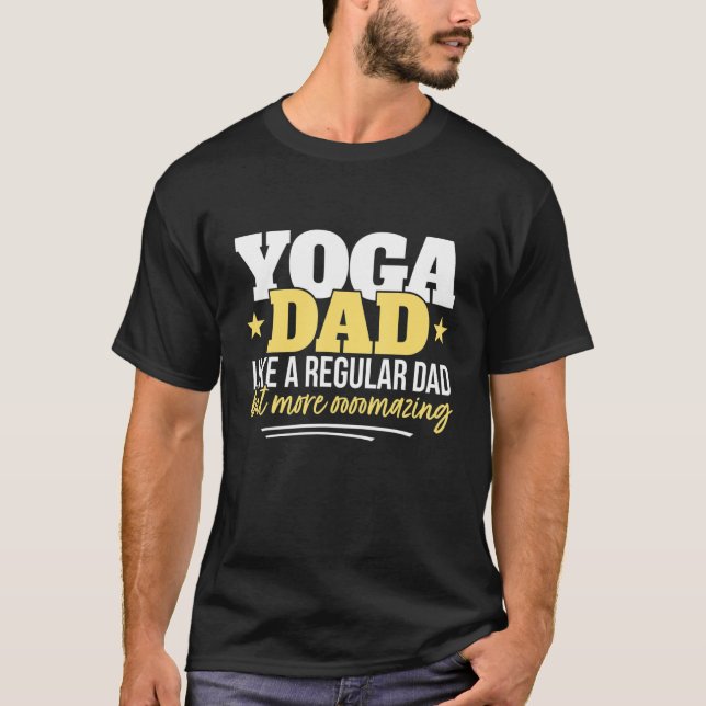 Yogi Father Yoga Vater Yoga T-Shirt (Vorderseite)