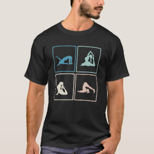 Yogi-Meditation Spirituelle Buddhistische Pop-Yoga T-Shirt
