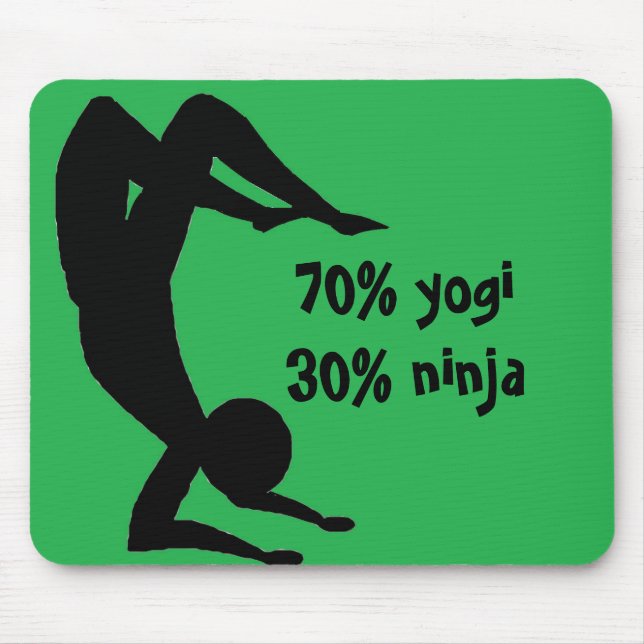 Yogi Ninja Mousepad (Vorne)
