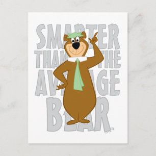 Yogi "schlauer als der durchschnittliche Bär" Postkarte