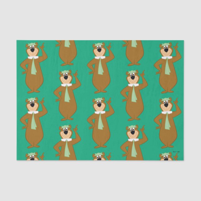 Yogi "schlauer als der durchschnittliche Bär" Seidenpapier (Vorderseite)