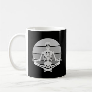 Yogi Skeleton Yoga Witziges Halloween-Geschenk Kaffeetasse