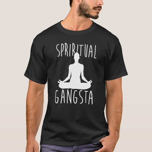 Yogi  Spiritual Gangsta  Yoga T-Shirt (Vorderseite)