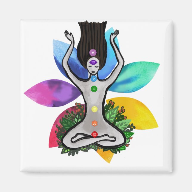 Yogini Chakra Magnet (Vorne)