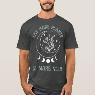 Yoglehrer Vegan Vegetarische Pflanze Mond Phase Ne T-Shirt