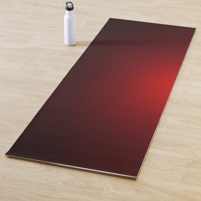 Yogmatte mit rotem und schwarzem Gradient Yogamatte (Von Creator hochgeladen)