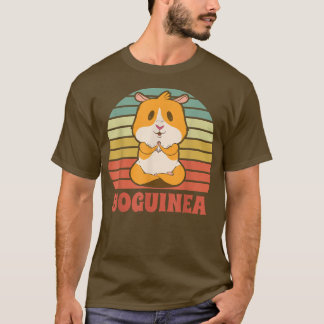 Yoguinea Niedliche Guinea Pig Rodent Pet Yoga Medi T-Shirt