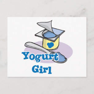 Yogurt Girl Postkarte
