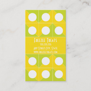 Yogurt Loyalty Business Card gefroren Treuekarte