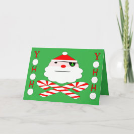 yoharo santa-Pirate Feiertagskarte