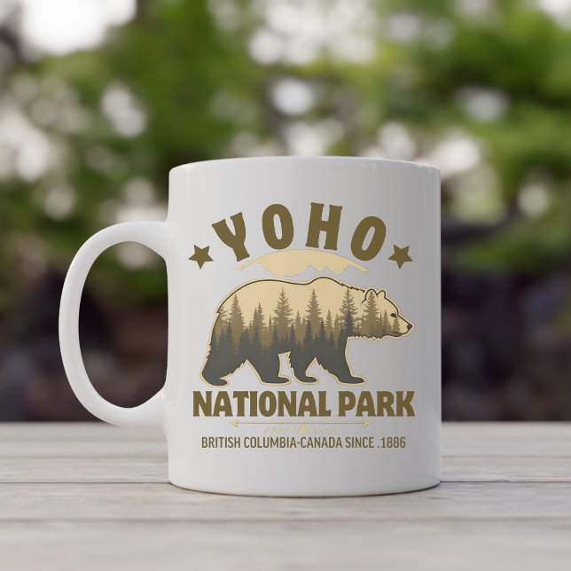 Yoho Bear Design for Nature Lovers – BC Wilderness Kaffeetasse (Von Creator hochgeladen)