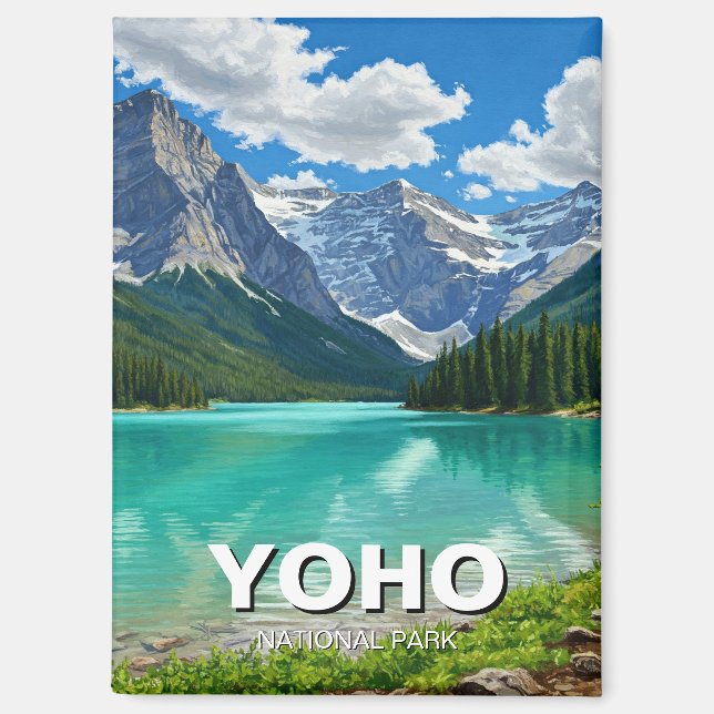 Yoho National Park Canada Magnet (Vorderseite)