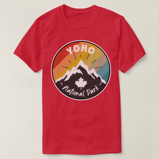 Yoho National Park Canada T-Shirt (Design vorne)