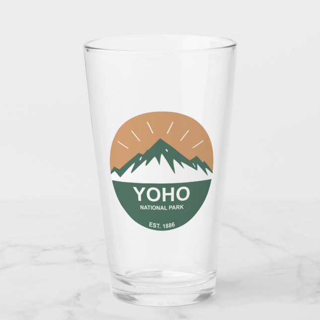 Yoho Nationalpark Glas (Vorderseite)