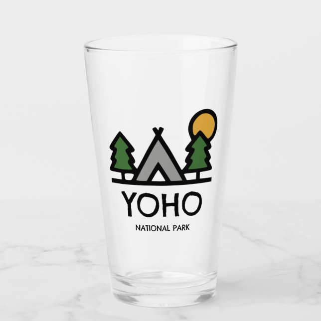 Yoho Nationalpark Glas (Vorderseite)
