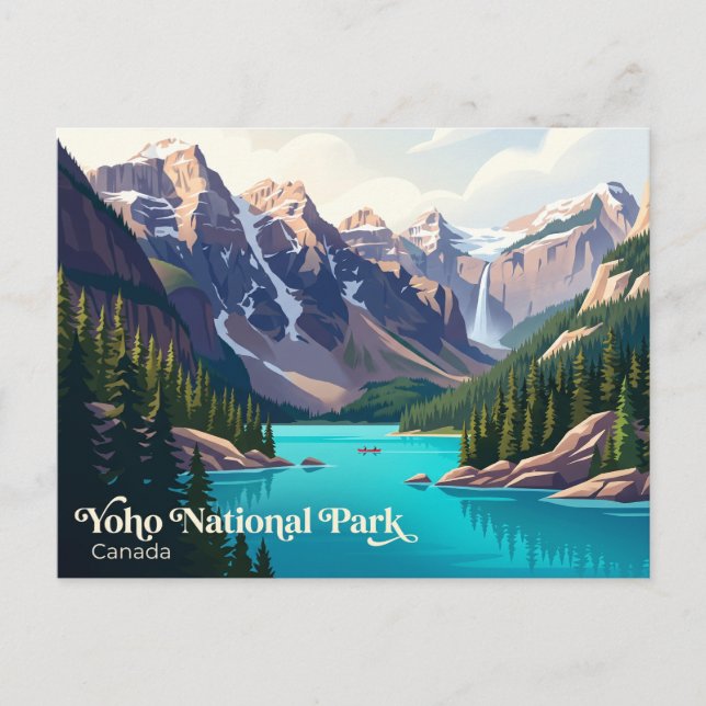 Yoho-Nationalpark Kanada Postkarte (Vorderseite)