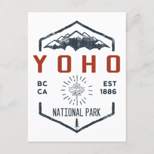 Yoho Nationalpark Kanada Vintage Postkarte