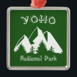 Yoho Nationalpark Ornament Aus Metall<br><div class="desc">Der Yoho Nationalpark liegt an den Western der kanadischen Rocky Mountains in British Columbia und bringt Besucher aus der ganzen Welt die Alpenmajestät Kanadas Rocky Mountain.</div>