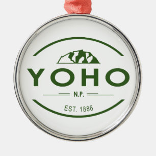 Yoho Nationalpark Ornament Aus Metall
