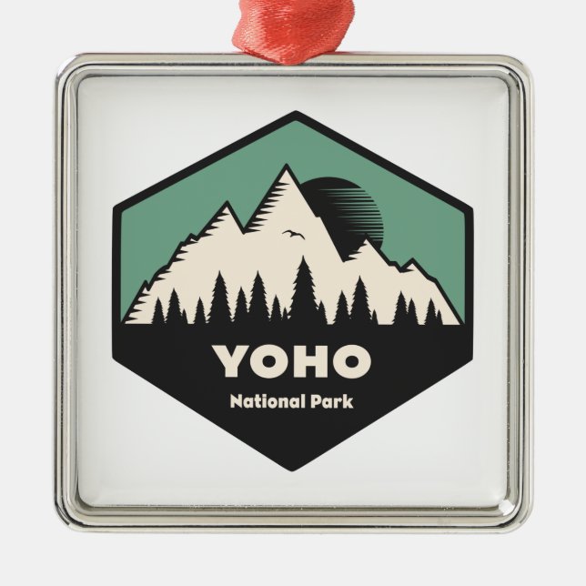 Yoho Nationalpark Ornament Aus Metall (Vorne)