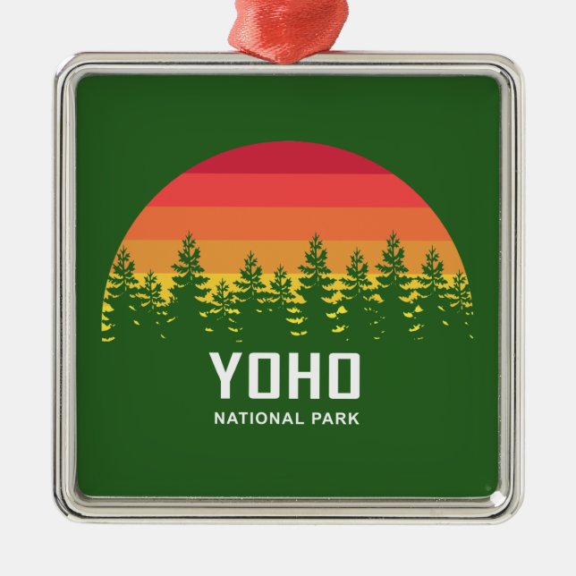 Yoho Nationalpark Ornament Aus Metall (Vorne)