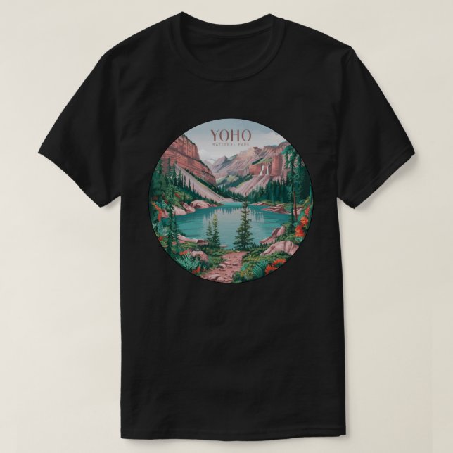 Yoho Nationalpark T-Shirt (Design vorne)