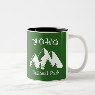 Yoho Nationalpark Zweifarbige Tasse