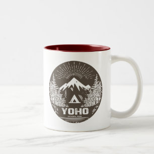 Yoho Nationalpark Zweifarbige Tasse